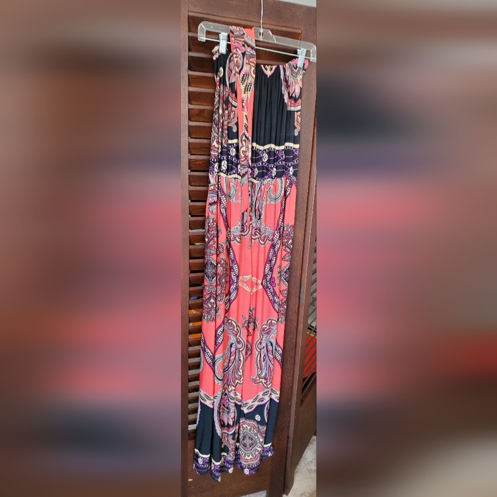 Tangerine Paisley One Size Jump Suit